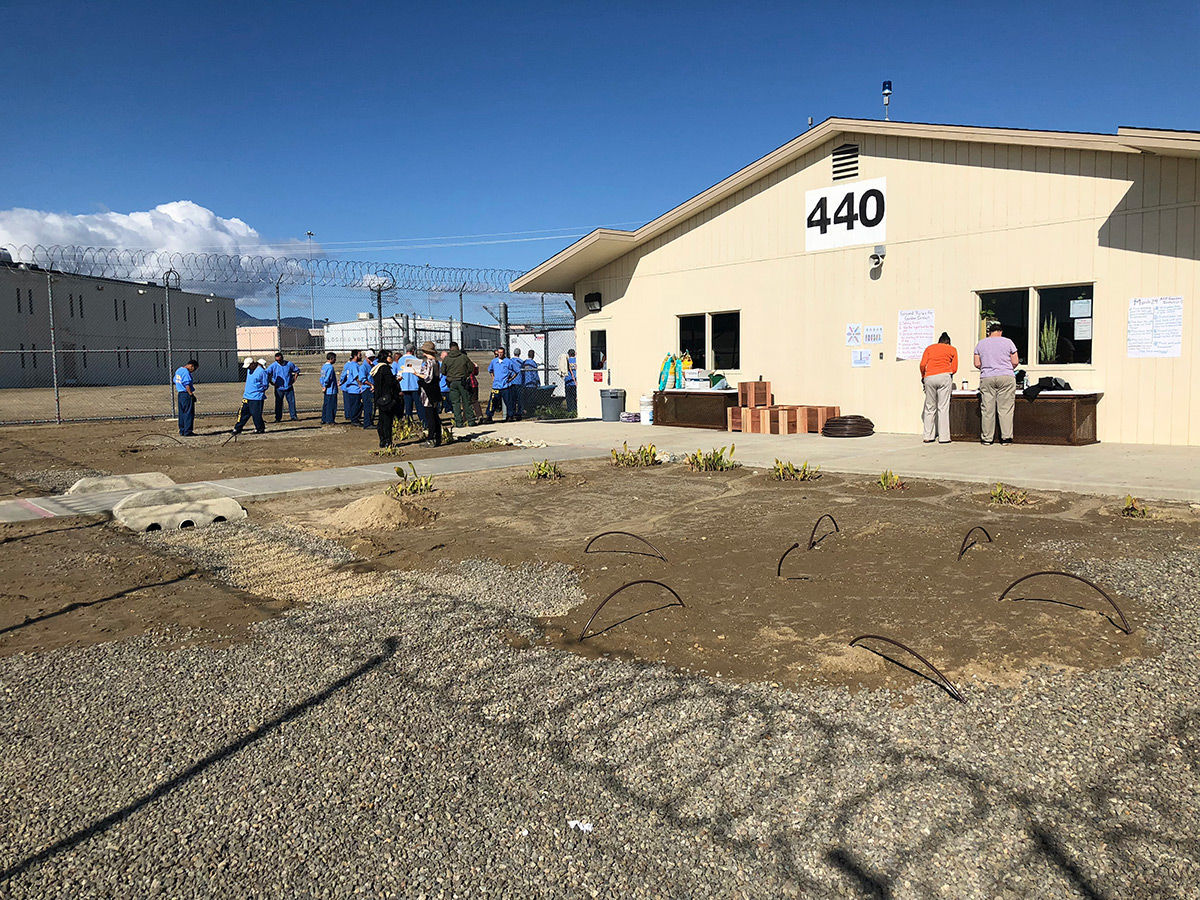 Avenal State Prison garden